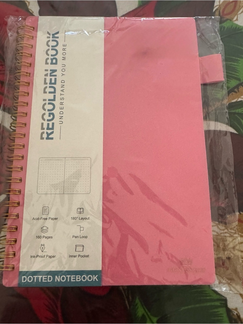 Pink Dotted Notebook - Spiral Journal